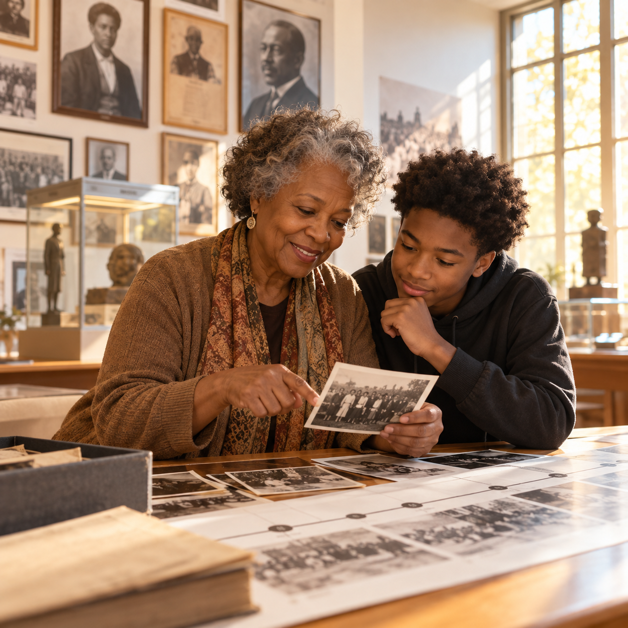 History research and conversation